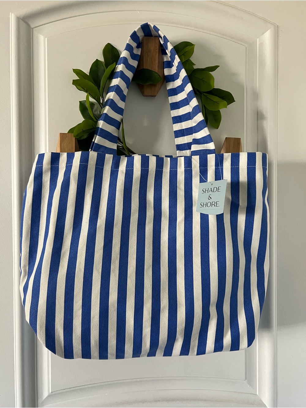 Shade and Shore Striped Tote Bag